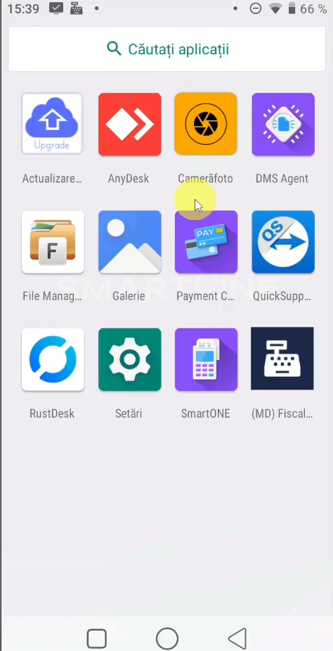 SmartOne app menu with the SmartONE icon